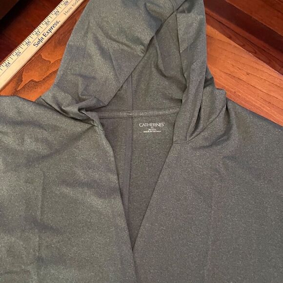 NEW Catherines 4XL Gray Jacket Cardigan 2 pockets - Picture 4 of 16